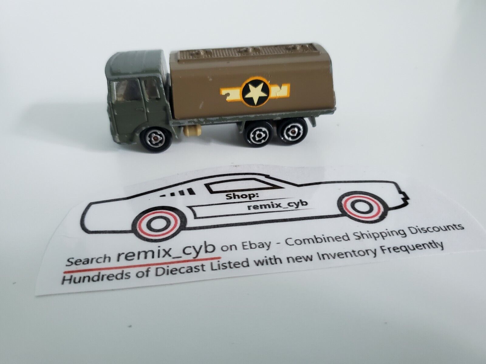 Rare Majorette Saviem Military Oil Fuel Tanker France 1/100